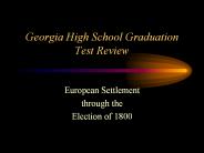 Georgia High School Graduation Test Review
