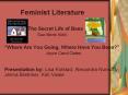 Feminist Literature PowerPoint PPT Presentation