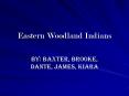 Eastern Woodland Indians PowerPoint PPT Presentation