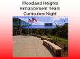 Woodland Heights Enhancement Team Curriculum Night PowerPoint PPT Presentation