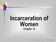Incarceration of Women