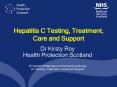 Hepatitis C Testing, Treatment, Care and Support PowerPoint PPT Presentation