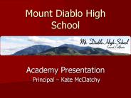 Mount Diablo High School