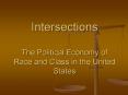Intersections The Political Economy of Race and Class in the United States PowerPoint PPT Presentation