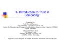 4. Introduction to Trust in Computing* PowerPoint PPT Presentation