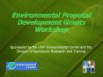 Environmental Proposal Development Grants Workshop PowerPoint PPT Presentation