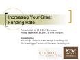 Increasing Your Grant Funding Rate PowerPoint PPT Presentation