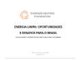 ENERGIA LIMPA: OPORTUNIDADES E DESAFIOS PARA O BRASIL CLEAN ENERGY: OPPORTUNITIES AND CHALLENGES FOR BRAZIL PowerPoint PPT Presentation