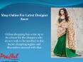Shop Online Latest Designer Saree