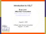 Introduction to XSLT