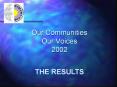 Our Communities Our Voices 2002 PowerPoint PPT Presentation