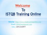 ISTQB Online Training and Placement Assistance