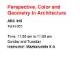Perspective, Color and Geometry in Architecture PowerPoint PPT Presentation