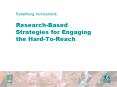 Redefining Involvement: Research-Based Strategies for Engaging the Hard-To-Reach PowerPoint PPT Presentation