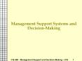 Management Support Systems and Decision-Making PowerPoint PPT Presentation