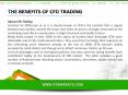 The Benefits of CFD Trading