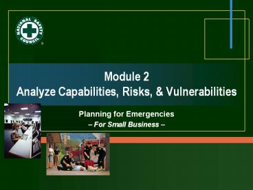 Module 2 Analyze Capabilities, Risks,