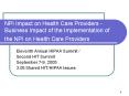 NPI Impact on Health Care Providers - Business Impact of the Implementation of the NPI on Health Care Providers PowerPoint PPT Presentation