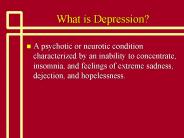 What is Depression?