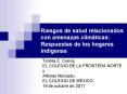 Riesgos de salud relacionados con amenazas clim PowerPoint PPT Presentation