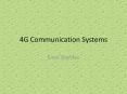 4G Communication Systems PowerPoint PPT Presentation