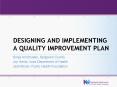 Designing and implementing a quality improvement plan PowerPoint PPT Presentation