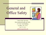General and Office Safety
