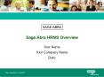 Sage Abra HRMS Overview PowerPoint PPT Presentation