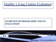 Healthy Living Centres Evaluation