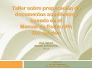 Taller sobre preparaci