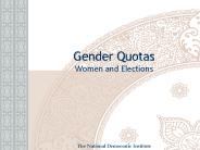 Gender Quotas Women and Elections