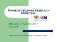 TRANSDISCIPLINARY RESEARCH PROPOSAL PowerPoint PPT Presentation