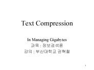 Text Compression