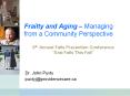 Frailty and Aging  PowerPoint PPT Presentation