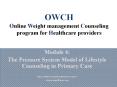 OWCH Online Weight management Counseling program for Healthcare providers PowerPoint PPT Presentation
