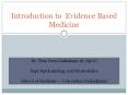 Introduction to Evidence Based Medicine PowerPoint PPT Presentation
