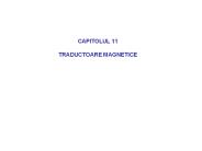 CAPITOLUL 11 TRADUCTOARE MAGNETICE