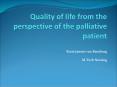 Quality of life from the perspective of the palliative patient PowerPoint PPT Presentation