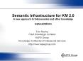 Semantic Infrastructure for KM 2.0 A new approach to folksonomies and other knowledge representations PowerPoint PPT Presentation