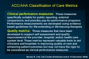 ACC/AHA Classification of Care Metrics