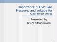 Importance of ESP, Gas Pressure, and Voltage for Gas-Fired Units PowerPoint PPT Presentation
