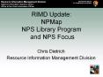 RIMD Update: NPMap NPS Library Program and NPS Focus PowerPoint PPT Presentation