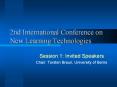 2nd International Conference on New Learning Technologies PowerPoint PPT Presentation