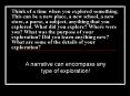 Think of a time when you explored something. This can be a new place, a new school, a new store, a purse, a subject, anything that you explored. What did you explore? Where were you? What was the purpose of your exploration? Did you learn anything new? PowerPoint PPT Presentation