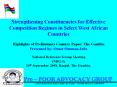 Strengthening Constituencies for Effective Competition Regimes in Select West African Countries  Highlights of Preliminary Country Paper: The Gambia Presented by: Omar Ousman Jobe National Reference Group Meeting (NRG-I) 26th September 2008, Banjul, PowerPoint PPT Presentation