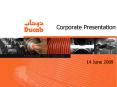 Corporate Presentation PowerPoint PPT Presentation