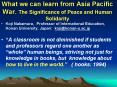 What we can learn from Asia Pacific War. The Significance of Peace and Human Solidarity PowerPoint PPT Presentation