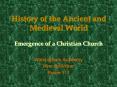 History of the Ancient and Medieval World Emergence of a Christian Church PowerPoint PPT Presentation