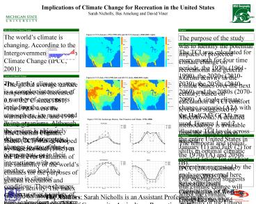 Implications of Climate Change for Recreation in the United States