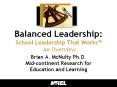 Balanced Leadership: School Leadership That Works PowerPoint PPT Presentation